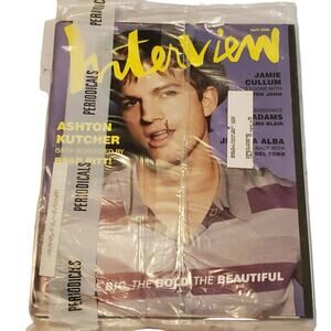 NEW Interview Magazine Ashton Kutcher April 2005 Factory Sealed